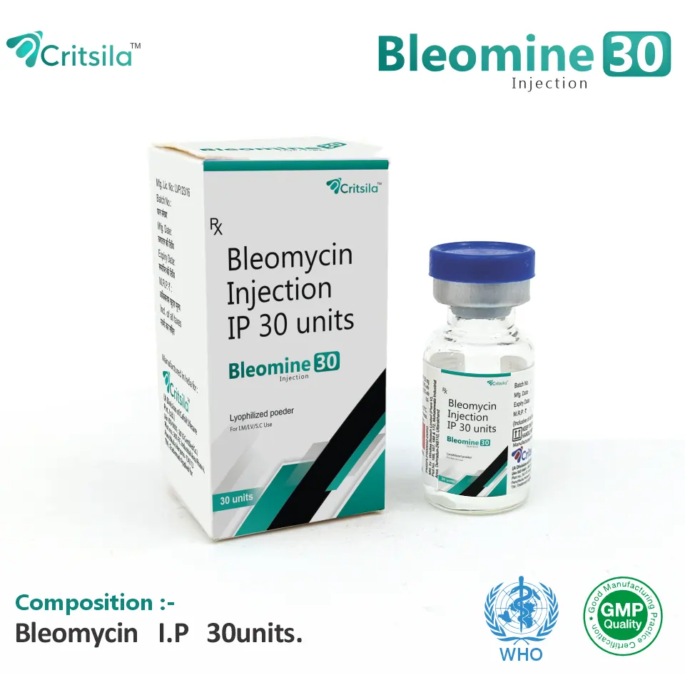 Bleomycin 30 IU Injection Packaging